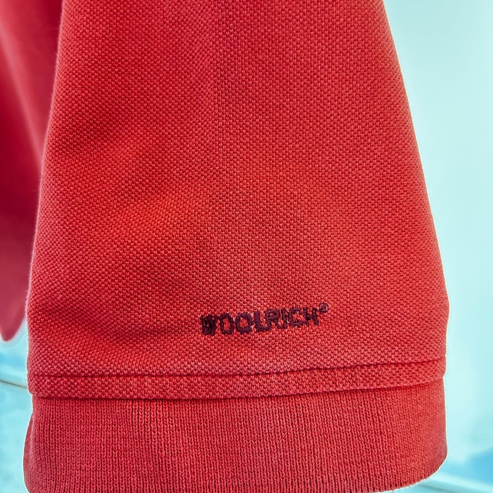 Woolrich Men's Burnt Red Polo Shirt - Picture 3 of 4